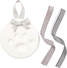 Pearhead Christmas Pet Paw Print Ornament Kit - DIY Hanging Clay Keepsake for D