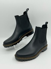 IGOR NWT Trak Mate Tri Rain Slip On Booties Size 40/10 Black Women Rain Boots 