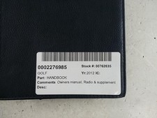 VOLKSWAGEN GOLF HAND BOOK PACK