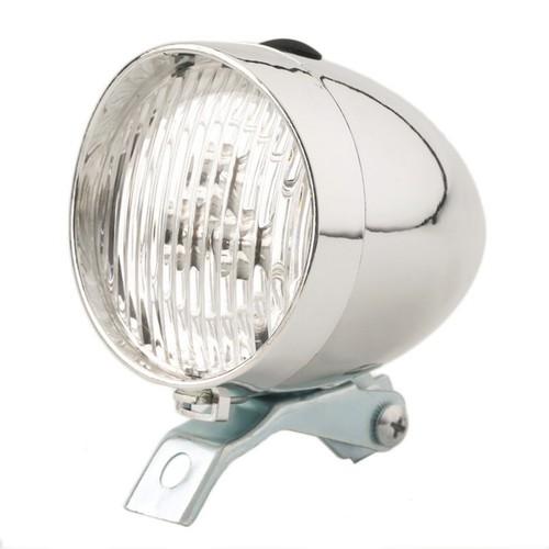 Retro cycle headlight chrome - retro,