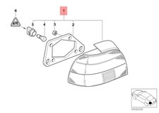 Genuine BMW E39 Left Rear