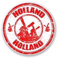 2 x Holland Vinyl Sticker