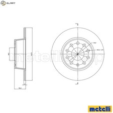2x BRAKE DISC 23-1863C FOR