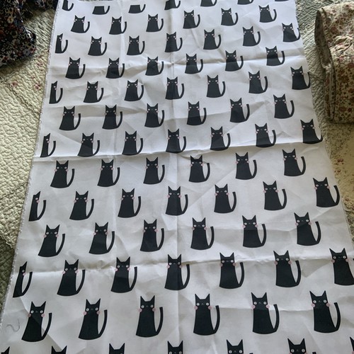 Black cat fabric abakuhaus - cat,