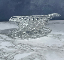 Cut Glass Mint Sauce Boat Jug
