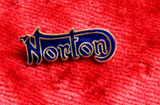 Norton Motorcycle Enamel Lapel