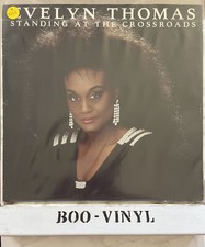 Evelyn Thomas~Standing at the Crossroads; 12" vinyl LP Record Soul Funk EX / EX
