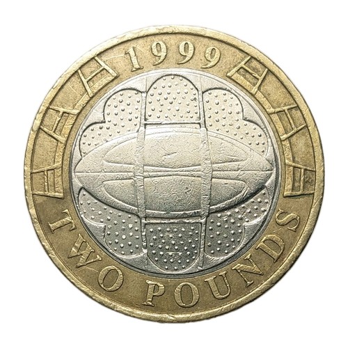 1999 coin rugby - uk, £2