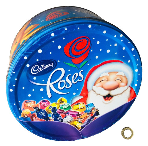 Advertising tin metal xmas - tin,