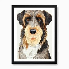 Otterhound 2 Watercolour Dog