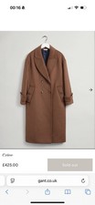Gant Wool Blend Cocoon Overcoat