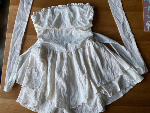 Pretty ivory layered dress