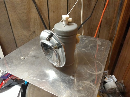 Vintage justrite carbide lamp - justrite,