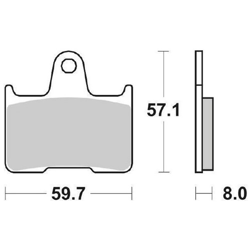 Pair brake pads - pair,