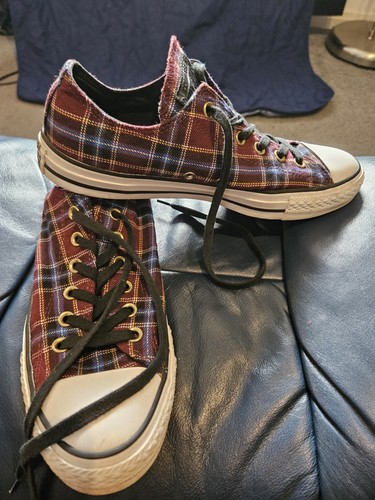 Converse all star shoes - converse, plaid
