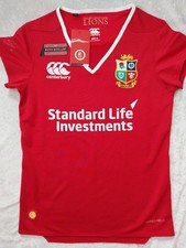 British & Irish Lions Home Rugby Jersey, Short Sleeve, Canterbury, Womens 10 