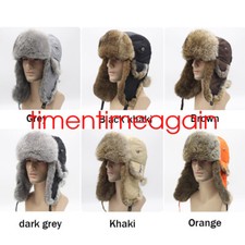 Real Rabbit Fur Ushanka