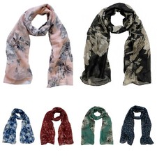 Ladies Scarves Printed Scarf  Long Neck Wrap Women Large Scarf Print Headscarf