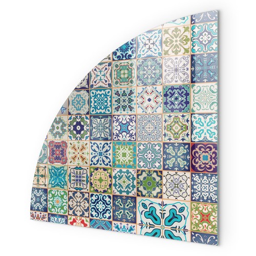 Glass hearth plate protector - glass,