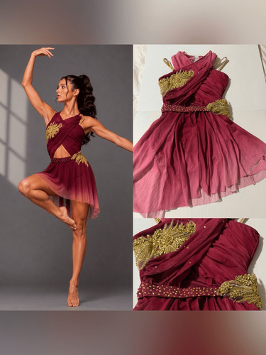 Glamour burgundy gold - glamour,