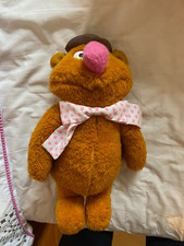 Fisher Price Fozzie Bear The Muppets Soft Plush Toy 1976 13” Jim Henson Vintage