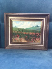 Oil Painting Of Poppy