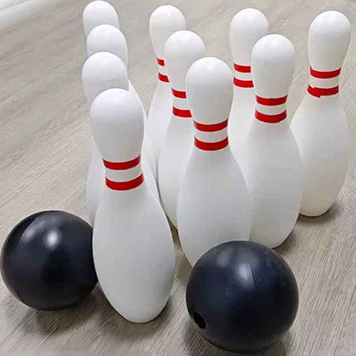 White plastic bowling - bowling, –