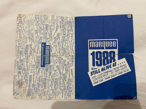 London marquee club flyer - london,