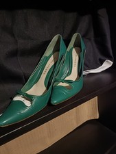 Green Marc Jacobs Court Shoes UK Size 5 Used, Without Box