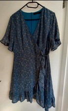 Tenki floral dress blue - uk, 12