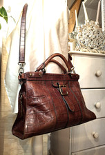 FOSSIL Chocolate Brown LEATHER