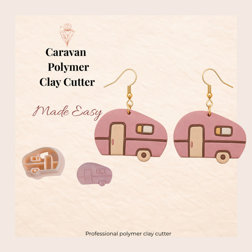 Caravan polymer clay cutter - polymer,