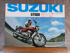 Suzuki GT 500 BROCHURE ORIGINAL ITALY