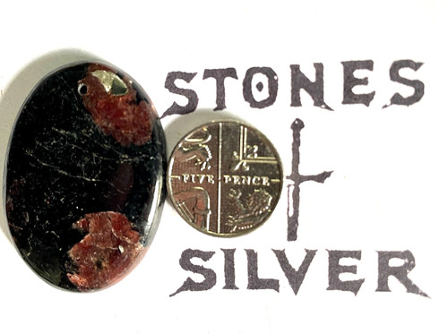 Garnet black tourmaline - black,