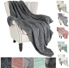 Large Soft Warm Fleece Waffle