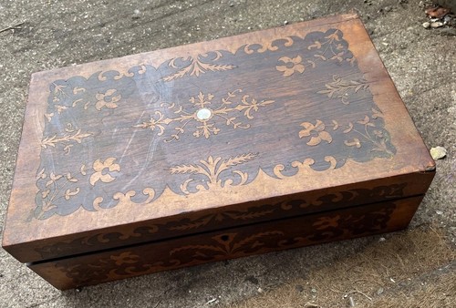 Antique vintage wooden - wooden, writing