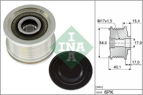 Alternator freewheel clutch - freewheel,