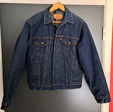 Vintage Levi's Denim Jacket Blanket Lined - size 38 MADE IN USA - a total beaut!