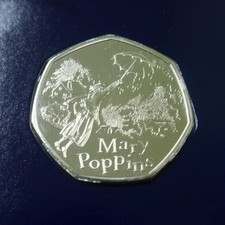 Mary Poppins 50p Coin BU +