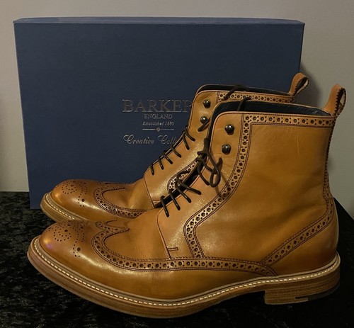 Barker tan brown - brown, leather