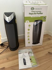 Air Purifier and Ioniser with UV-C Sanitizer PureMate PM-510 True HEPA