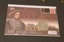 Great Britain -Royal Mint 2009 Henry VIII  £5 Coin First Day Cover  PNC No.01539