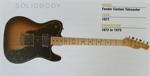 1977 fender custom - custom, telecaster