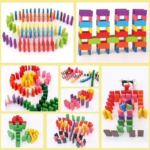 120pcs wooden coloured - 120pcs,