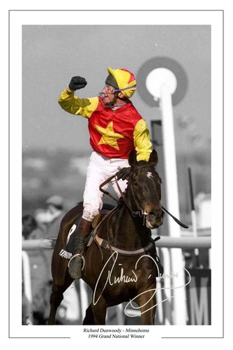 Richard dunwoody signed photo - richard,