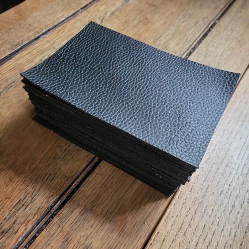 Black soft faux leather - soft,