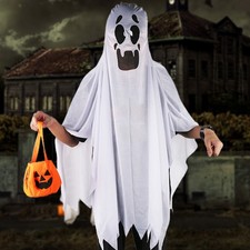 Halloween Adult Men Monk Cosplay Robe Cloak Cape Friar Medieval Priest Costume