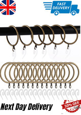 100 Pack Metal Curtain Rings