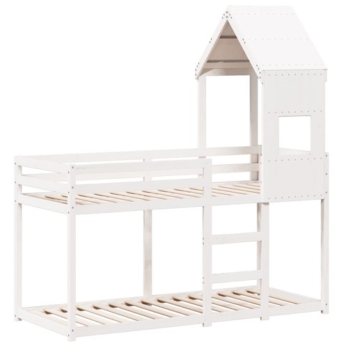 Bunk bed with roof kids - bunk, twin