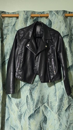 Primark black faux leather - faux,